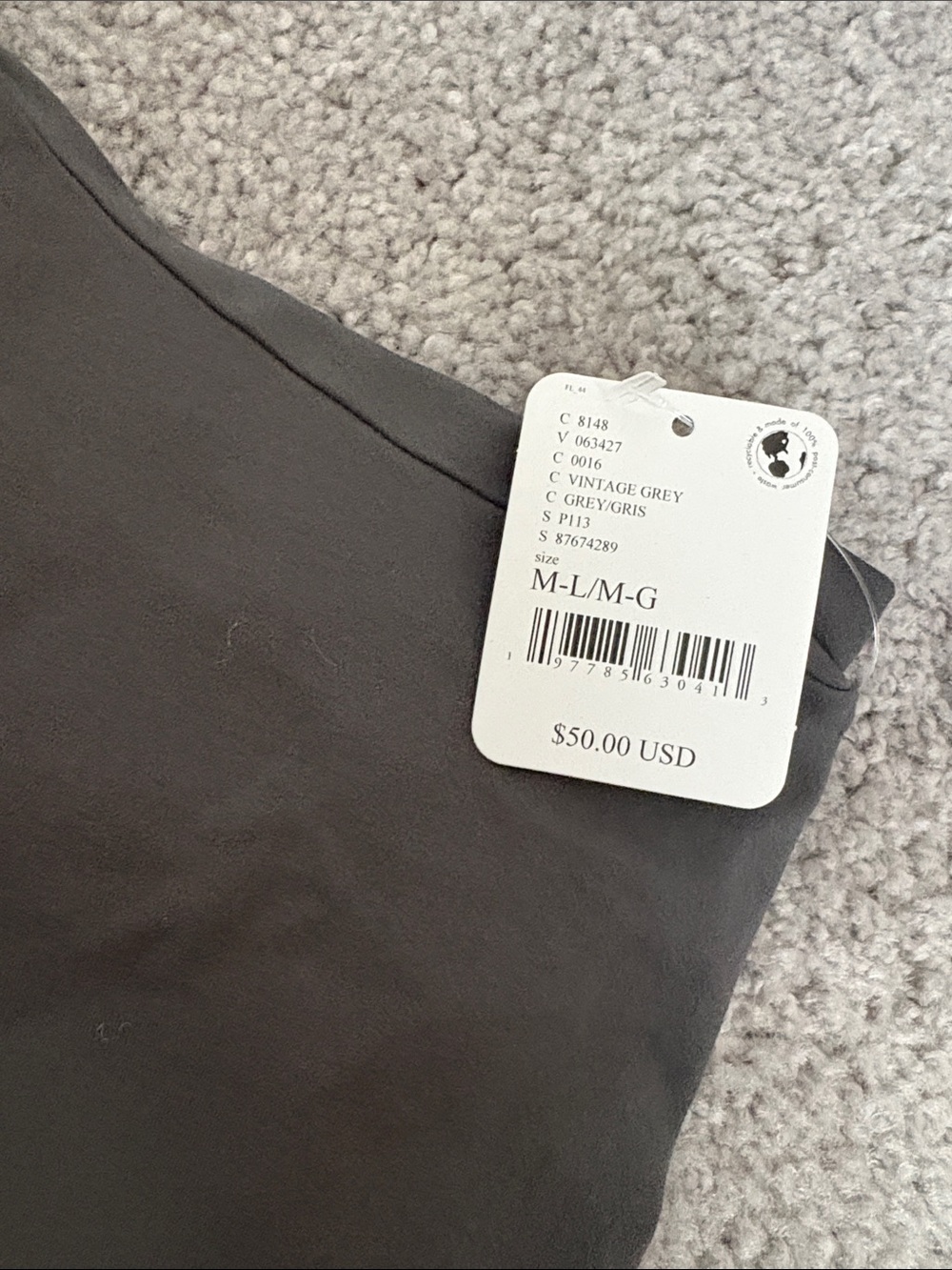 Free People Asymmetric One-Shoulder Long Sleeve Top - Black - Picture 3 of 3